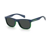 Polaroid Unisex Baby Pld 8041/S Sunglasses, Blue Green, 47 UK