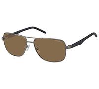 Polaroid Unisex Pld 2042/S Sunglasses, Dark Ruthenium Blue, 7 1 4 UK