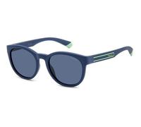Polaroid Unisex PLD 2150/S PJP/C3 Sunglasses Polycarbonate Blue Blue Round Polarized