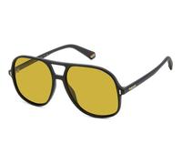 Polaroid Unisex PLD 6217/S 003/MU Sunglasses Plastic Black Pilot Polarized