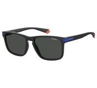 Polaroid Unisex Polaroid PLD 2088/S 0VK/M9 Sunglasses Plastic Black Grey Squared