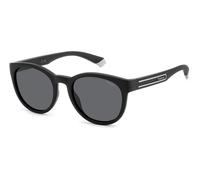 Polaroid Unisex Polaroid PLD 2150/S 08A/M9 Sunglasses Polycarbonate Black Grey Round Polarized