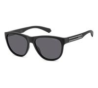 Polaroid Unisex Polaroid PLD 2156/S 003/M9 Sunglasses Polycarbonate Black Grey Butterfly Polarized