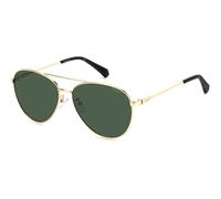 Polaroid Unisex Polaroid PLD 4142/G/S/X PEF/UC Sunglasses Metal Gold green Green Pilot Polarized