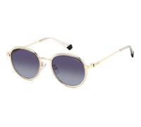Polaroid Unisex Polaroid PLD 4173/G/S/X 2F7/WJ Sunglasses Metal Gold Grey Round Polarized Shaded