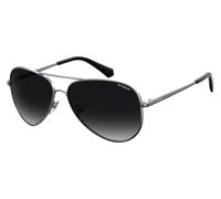 Polaroid Unisex Polaroid PLD 6012/N/NEW 6LB/WJ Sunglasses Metal Silver Grey Pilot Shaded