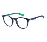 Polaroid Unisex Polaroid PLD D476 80Z Optical frames Bio polyamide Blue / Green Round