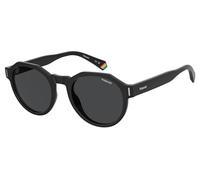 Polaroid Unisex Sunglasses PLD 6207/S 807 52/21/145, Adult Sunglasses, 807/M9 Black, 52, black, 52