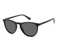 Polaroid Woman PLD 4152/S 807/M9 Sunglasses Polycarbonate Black Grey Round Polarized