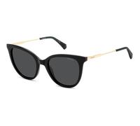 Polaroid Woman PLD 4184/S/X 807/M9 Sunglasses Polycarbonate Black Grey Squared Polarized