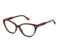 Polaroid Woman Polaroid PLD D493 LHF Optical frames Plastic Burgundy Cat Eye
