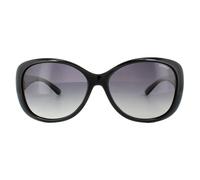 Polaroid P8317 KIH/IX Woman Sunglasses Plastic Black Grey Squared Polarized Shaded