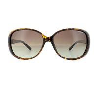 Polaroid Fashion Havana Black Brown Gradient Polarized Sunglasses Brown