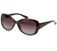 Polaroid Women's P8317 0bm Sunglasses, Havana/Brown Shaded Polarized, 58 UK