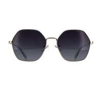 Polaroid Women's Round Gold Grey Gradient Polarized PLD 4205/G/SX