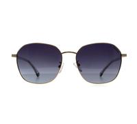 Polaroid Women's Round Gold Purple Gradient Polarized PLD 4168/G/S/X Polaroid Gold One Size