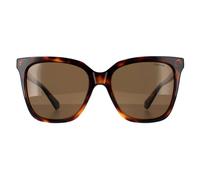 Polaroid Women's Square Havana Bronze Polarized PLD 4155/S/X in Brown