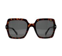 Polaroid Women's Square Havana Grey Polarized PLD 4165/S/X in Brown