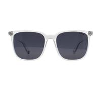 Polaroid Women's Square Transparent Blue Polarized PLD 6226/S in Clear