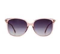 Polaroid Women's Square Transparent Lilac Gold Copper Grey Gradient Polarized PLD 4170/G/S/X in Purple