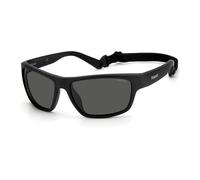 Polarois Sport Pld 7037/s 807/M9 BLACK Sunglasses Unisex Propionate, Standard, 60