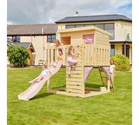 Polarplay Climbing Platform And Playhouse - Polarstern Dusky Pink