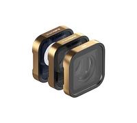 PolarPro - GoPro Hero 9, 10, 11 & 12-3-Pack - Mist(1/4) - BlueMorphic - SilverMorphic - CinemaSeries Glass - mist diffusion and creative streak