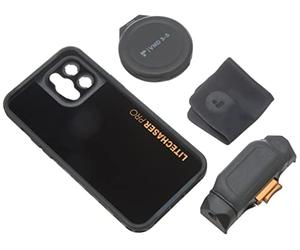 PolarPro - LiteChaser - iPhone 12 Pro MAX- VND Kit - Protective case - Corresponding grip - Variable ND filter - Lens cap - Compatible with Moment M-Series lenses - MagSafe