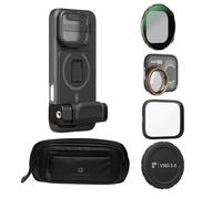 PolarPro LiteChaser iPhone 16 Pro Max - Street Photographer Kit - Pro Max Case - 1 Lens - 3 Filters - Sling Black