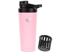 polarscape 750ml Metal Protein Shaker Bottle - Stainless Steel, Double-Wall Insulated, Leak-Proof, Easy to Clean, Dishwasher-Safe - Gym Shaker for Water, Pre-Workouts, Creatine & Supplements - Rose