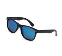 PolarSpex Polarized Sunglasses for Men and Women - UV Protection, Durable & Lightweight Retro Sunglasses for Driving, Fishing, Matte Black | Ice Blue, L