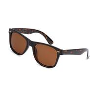 PolarSpex Polarized Sunglasses for Men and Women - UV Protection, Durable & Lightweight Retro Sunglasses for Driving, Fishing, Tortoise | Brown, L