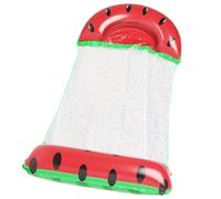 POLCI A Hammock Floats for Adults | Inflatable Pool Rafts | 4 in 1 Watermelon Lounge Drifter with Pump, Deck Chair for Backyard, Party and Holiday Relaxation