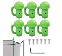 Pole Caps for Trampoline, 11x7.5cm PP Replacement Covers for Enclosure Posts with Secure Fit for 1.26in/3.2cm Diameter Poles, Lightweight 130g Design for Outdoor Backyard Patio Garden Playground