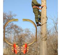 Pole Climbing Spikes - Electrician Foot Buckles for Tree Climbing, Wooden Pole Climbing Shoes for Fruit Picking and Coconut Harvesting
