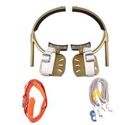 Pole Climbing Spikes Non-slip Pole Climbing Spikes, Electrician Wooden Poles Foot Buckle With Adjustable Feet Straps, Cement Metal Rod Climb Equipment For Electric Power Systems(15-25cm/5.9-9.8in)