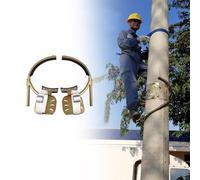 Pole Climbing Spikes - Tree Climbing Boots with Harness, Adjustable Diameter Gear Kit for Hunting and Observation, Ideal for Electricians and Tree Work