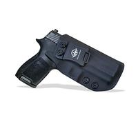 PoLe.Craft Sig P320 Holster IWB Kydex For Sig P320 Full Size / P250 / P320 Carry / P320 Compact Medium Pistol Case - Inside Waistband Carry Concealed Holster Sig P320 Gun Accessories (Black, Right)