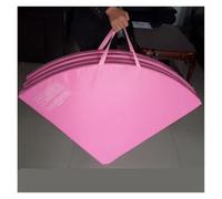 Pole Dance Crash Mat 120 * 5-10cm Foldable Pole Dancing Protect Mat Round Yoga Mats Indoor Gym Fitness Equimpment Exercise Sports Safety Pads(Pink-10cm thick)