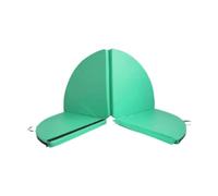 Pole Dance Crash Mat Folding Pole Dance Mat Equipment Dancing Floor Cushion Round Yoga Pad for Home Gym Studio Outdoor Training Pilates(Green Thick 10cm)