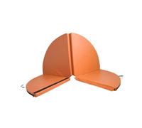 Pole Dance Crash Mat Folding Pole Dance Mat Equipment Dancing Floor Cushion Round Yoga Pad for Home Gym Studio Outdoor Training Pilates(Orange Thick 10cm)