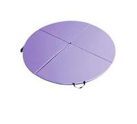 Pole Dance Crash Mat Folding Pole Dance Mat Equipment Dancing Floor Cushion Round Yoga Pad for Home Gym Studio Outdoor Training Pilates(PurPle Thick 5cm)