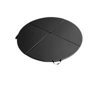 Pole Dance Crash Mat Folding Pole Dance Mat Equipment Dancing Floor Cushion Round Yoga Pad for Home Gym Studio Outdoor Training Pilates(Black Thick 5cm)