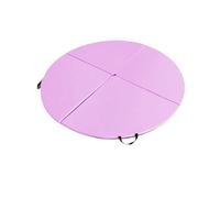 Pole Dance Crash Mat Folding Pole Dance Mat Equipment Dancing Floor Cushion Round Yoga Pad for Home Gym Studio Outdoor Training Pilates(Pink Thick 5cm)