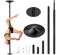 Pole Dance Dual-Mode Switching Pole Dancing Poles Not Easily Discolored Pole Dance for Home Family Fitness,C