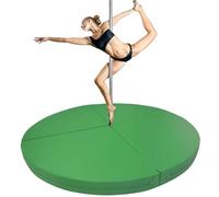 Pole Dance Mat, Foldable Crash Mat for Dance Training & Exercise, Durable Padding with Carrying Handles for Safety and Comfort, 160cm x 5cm