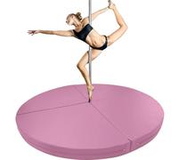 Pole Dance Mat, Foldable Crash Mat for Dance Training & Exercise, Durable Padding with Carrying Handles for Safety and Comfort, 160cm x 5cm