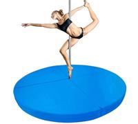 Pole Dance Mat, Foldable Crash Mat for Dance Training & Exercise, Durable Padding with Carrying Handles for Safety and Comfort, 160cm x 5cm