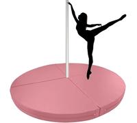 Pole Dance Mat, Portable Round Pole Dance Mat, Non-Slip Crash Pad for Studios & Home Use, Ideal for Dance Practice & Training,（160cm/5.2ft/63in,Thick 3cm/1in）
