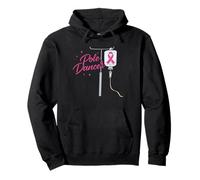 Pole Dancer Cancer Awareness Warrior Chemo Humor Pullover Hoodie